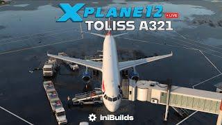 X-Plane 12 | Toliss A321 | SAM Ground handling | LFPG - EGLL