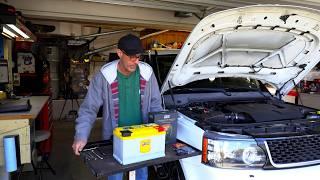 Changing the battery in a Range Rover Sport L320