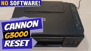 ~⭐️ Canon G3000 printer reset (No software needed!) ⭐️~