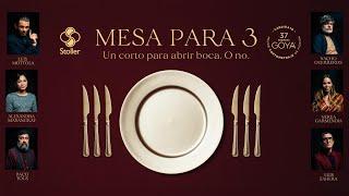 MESA PARA 3 – Un Cortometraje para abrir boca. O no.