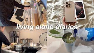 iPhone 16 pro vlog, sunday reset, cleaning asmr, productive days in my life | Living Alone Diaries