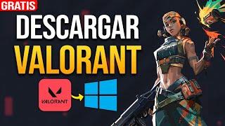 Cómo DESCARGAR e INSTALAR Valorant PC/Laptop (2024) Tutorial Fácil y Rápido