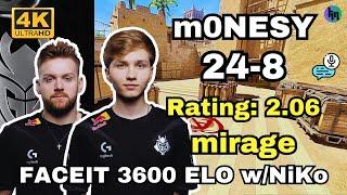 m0NESY (24-8) w/NiKo (Mirage) | FACEIT 3600 ELO | Nov 12, 2024 #cs2 #pov