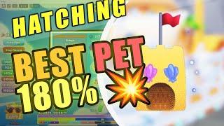 Race Clicker BEST HATCHING EVER 3 Godlike 180% Sandcastle | Roblox