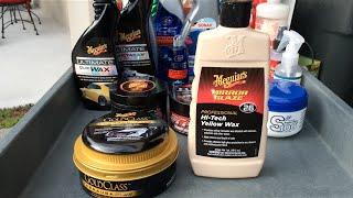 Meguiar's Gold Class Paste Wax & Hi-Tech Yellow Wax M26 - Review & Water Test