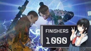 i finished 1000 people as Wraith in apex legends