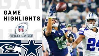 Seahawks vs. Cowboys Wild Card Round Highlights | NFL 2018 Playoffs