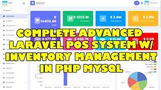 Advanced Laravel POS System with Inventory Management in PHP MySQL | Free Source Code Download