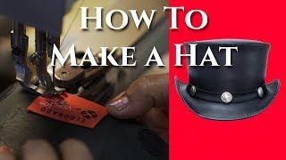 How to Make a Leather Top Hat - Black El Dorado