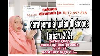 CARA BUKA TOKO DI SHOPEE TERBARU 2021/MELALUI HP TERLENGKAP