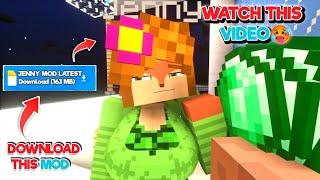 Install Jenny Mod In Minecraft PE 1.21+ || Play Jenny Mod In Minecraft PE 1.21.51