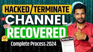 RECOVERED 101% "Hacked /Terminate" Channels | My YouTube Channel is Terminated after Hacked