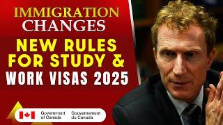 Canada Immigration Changes : New Rules for Study & Work Visas 2025