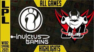 IG vs JDG Highlights ALL GAMES | LPL Spring 2021 W1D2 | Invictus Gaming vs JD Gaming