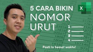 5 Cara Membuat Nomor Urut di Excel