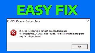 How To Fix ResampleDMO.dll Missing in Windows 11 (Download & Fix Missing DLL File Error)