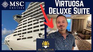 MSC Cruises Yacht Club Deluxe Suite Tour & Review