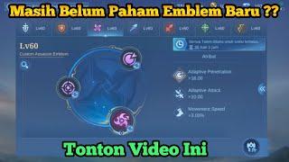 Explanation !! How to Use Revamp Emblems / New Mobile Legends Emblems