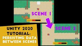 Saving data between levels in Unity 2D - Tank game tutorial P16