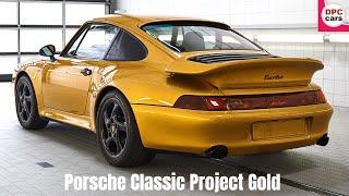 Porsche Classic Project Gold 911 993 Turbo Built With Genuine Parts