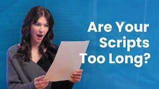 Writing Voice Over Scripts Like a Pro. DO THIS!