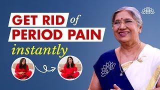 Immediate & quickest ways to relieve menstrual pain | Yoga for period cramps