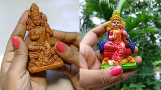 clay Saraswati painting ️