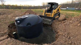 How to install a water storage tank on your property