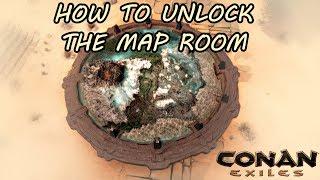 How To Unlock The Map Room (To Fast Travel Through The Map) | CONAN EXILES