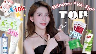 TOP SKINCARE BÌNH DÂN CHỈ TỪ 15K MÌNH KHÔNG THỂ SỐNG THIẾU ! Kem chống nắng, tẩy trang, toner pad...