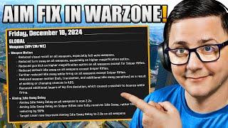 They're Listening! | Huge Aim fix for Warzone (Visual, Idle Sway, and More!)