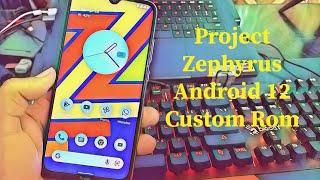 Install Project Zephyrus Android 12 Custom Rom on Redmi Note 8