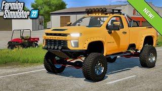 New Mods - Silverado 3500 2-Door, Case Scout 4x4, & Competition Map! (27 Mods) | Farm Sim 22