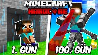 Hardcore Minecraft'ta ROBOT HEROBRINE Olarak 100 Gün Geçirmemin Hikayesi...