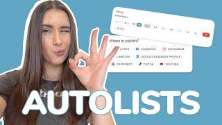 Automate Your Social Media Posts with Metricool's Autolists 