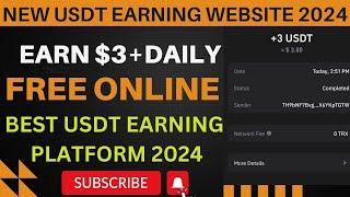 New Usdt Earning Website Today | Usdt Mining Website 2024| Trx Mining Website Today 2024 Tronwebsite