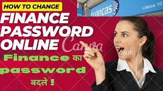 How To Change Finance Password (Hindi/Urdu) Online in Portugal 