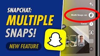 Snapchat's NEW Multi Snap Feature! (Post Multiple Pics at Once)