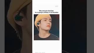 Is this true?? #btsgoing#military #kimtaehyung #shorts