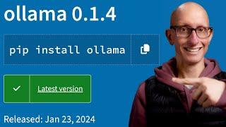 Ollama has a Python library!