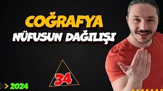 DÜNYA'DA NÜFUSUN DAĞILIŞI 39 Günde TYT Coğrafya Kampı-34 🟡10.sınıf coğrafya Kampı-162024