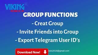 telegram marketing software - telegram bulk sms sender - viking telegram tool