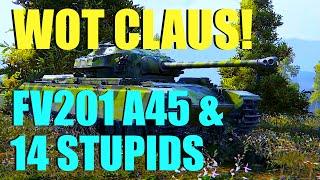 WOT - FV201 A45 Review | World of Tanks with Claus