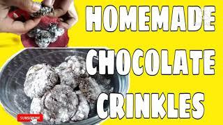 HOMEMADE CHOCOLATE CRINKLES | SUPER EASY TO PREPARE | STAR FUNVENTURES