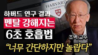 “최근 밝혀진 과학적 사실” 하버드 대학교가 제안한 최고의 정신 건강 비법 (조벽 교수 3부)