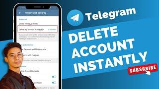 How to Delete Telegram Account Permanently Instantly !