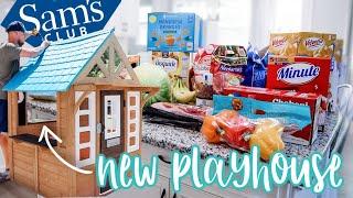 FIRST SAM'S CLUB HAUL + NEW PLAYHOUSE! | MORE WITH MORROWS