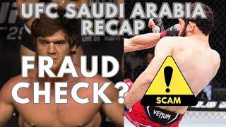 UFC Saudi Arabia Recap Robert Whittaker vs Ikram Aliskerov Full Card Reaction & Breakdown!