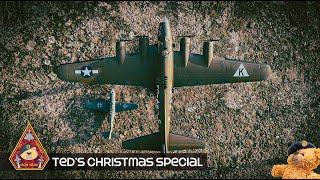 LIVE TED'S CHRISTMAS BROWN & STIGLER & THE FAMOUS B-17 YE OLDE PUB & Bf109 • USAAF STATION 106