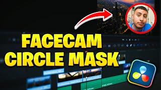 Easy Facecam Circle Mask in Davinci Resolve 18